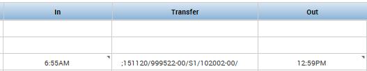 Edit Transfer Step 5 The Transfer window will disappear and take you back to the employee timecard