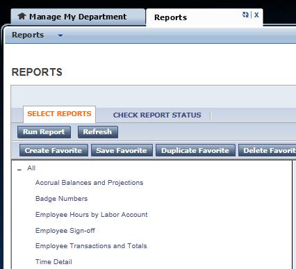 Reports Step 3 Reports will open as a new tab in your workspace. It contains all the standard reports you can access.