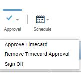 Approve Timecards Click Select All Rows and then click Approval. 4.