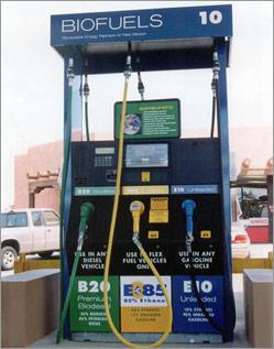 BioDiesel (B20) 85% Ethanol Gasoline 10% Ethanol