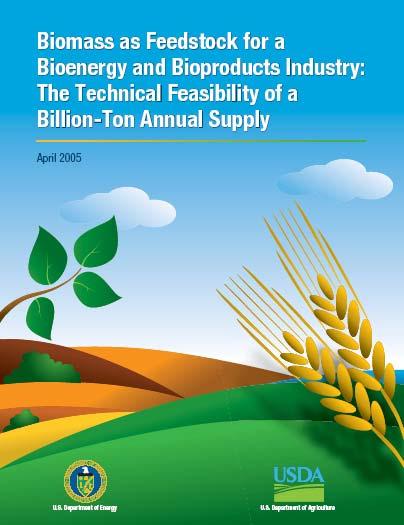 US Department of Energy ffice of Energy Efficiency and Renewable Energy 2005 Biomass Resource Base Land resources of the U.S. can sustainably supply more than 1.