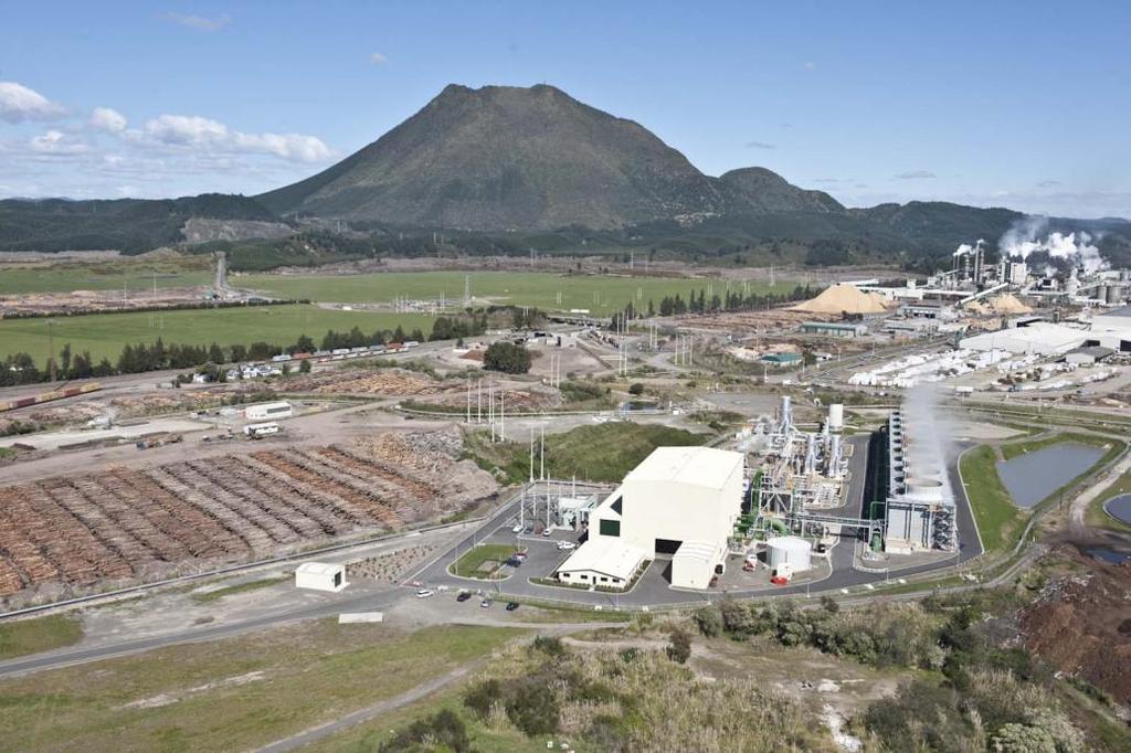 Kawerau site Electricity Process steam for 4 existing wood processing facilities