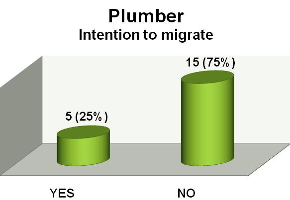 The end result of investigation showed that the situation of plumbers looks more optimistic than the one of electricians.