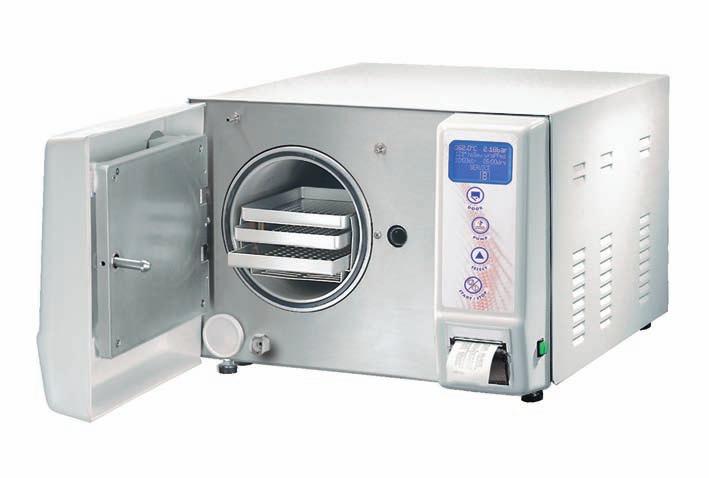 Technical & Ordering Information Mediclave Autoclave Range Model Cat No Capacity, litres Vacuum System Printer Load capacities, kg (wrapped,/ unwrapped/ porous) Overall Dims, HWD mm Power, Kw