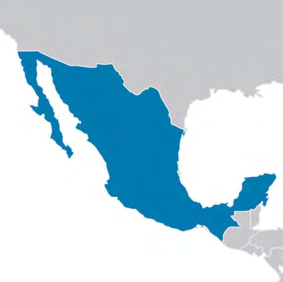 1 Our business model Geographies [GRI 102-3, GRI 102-4, GRI 102-6, GRI 102-10] Mexico Soto La Marina compressor