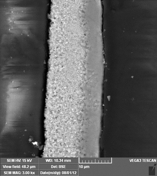 Fig. 1 Microstructure of Al-11Fe (SEM) Fig. 2 Microstructure of Al-7Fe-4Ni (SEM) Fig.