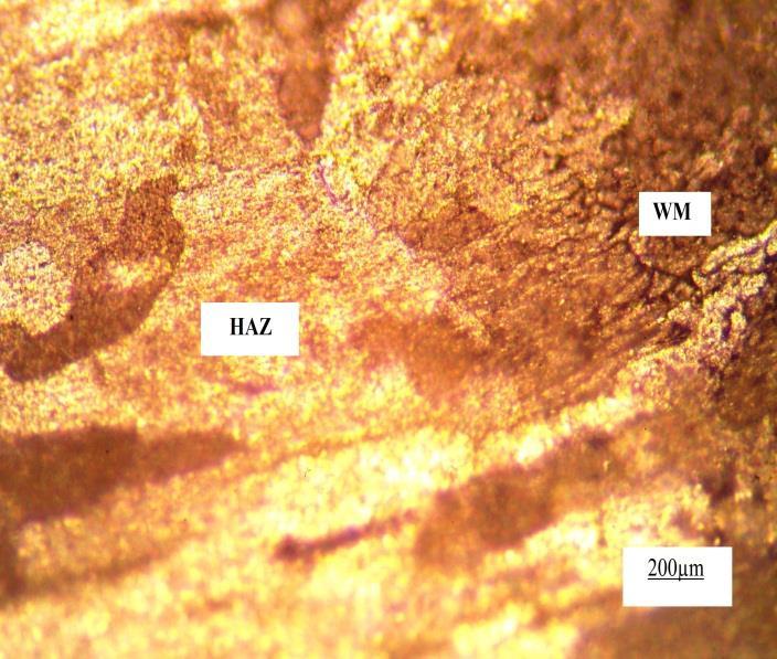 The optical micrographs of the microstructure of welded joints with different regions were shown in Plate 1.