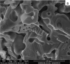 FIG. 2: SEM MICROGRAPHS OF IRON ORE PELLETS Experimental Procedure Iron ore pellets