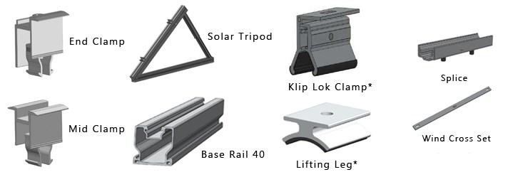 Solar Tripod Components for Flat Roof Installation RADIANT SOLAR TRIPOD PLANNING AND INSTALLATION GUIDE v1.