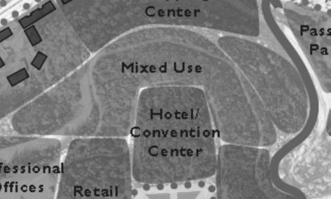 Mixed-use areas defined within Placerville Drive Development Plan Figure 2: Central
