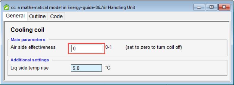 It is not common to have cooling in residential buildings in northern europe. Turn it off by setting effectivines of the cooling battery to 0: f.
