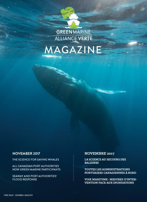 GREEN MARINE COMMUNICATIONS November, 2017 Green Marine Magazine - Published twice a