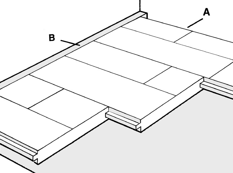 Figure 2. STAGE 5 Figure 4. INSTALLING THE FLOOR When installing a surface moisture barrier, ensure the sub-floor is free from loose particles. Figure 3.