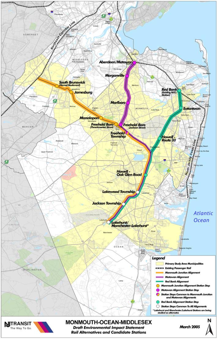 New Jersey Rail System Figure 5-2 MOM