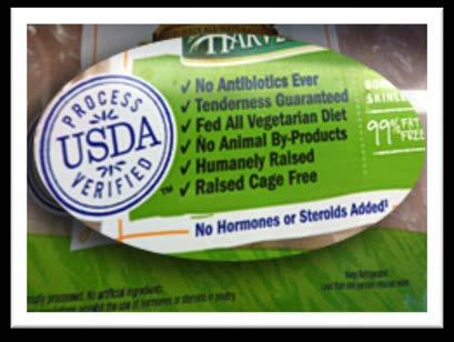 Sustainable Brand Certified by USDA PVP (Process-Verified-Program)