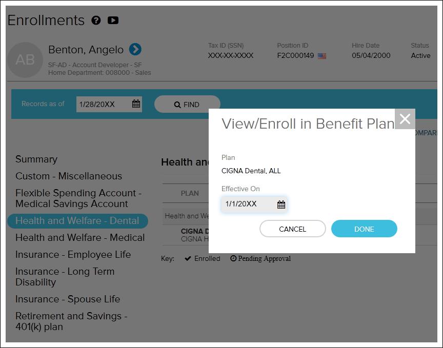 Enrollments Reports > My Connections Easily Add a Benefit Plan The Benefit Plan Setup takes you step-by-step through the process of setting up all types of benefit plans.