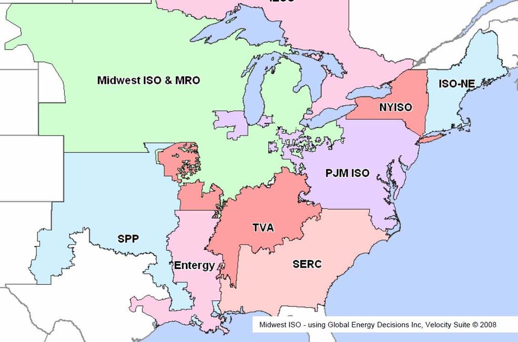 areas: APS El Paso Nevada Power PNM Sierra Pacific SRP Tristate Tucson