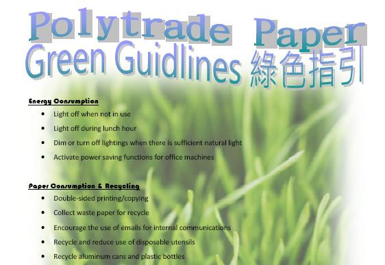 Implementation Introduced a set of Green Guidelines and Green Tips
