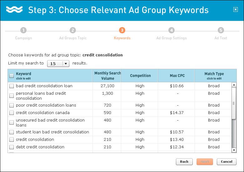 Two: Group and Organize Your Keyword Database Segment your way to success Another way that WordStream goes above and beyond the average keyword tool is by helping you form keyword groups and organize
