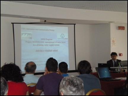 Dissemination Activities 14-16 June 2011: River Basin Authority of Liri-Garigliano and Volturno Rivers in collaboration with DHI Italy, organized a training course on Numerical simulation models for
