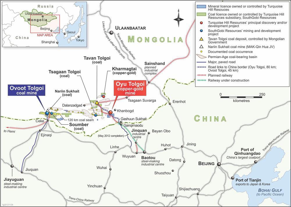Oyu Tolgoi Location Source: Turquoise Hill Resources 2.