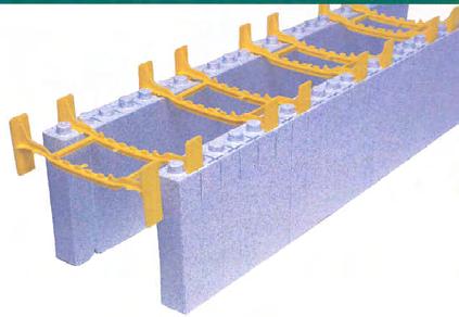 For floors and roofs, the system basically provides an insulated decking (Quad-Deck ) for the placement of concrete slab as shown in figure 3.
