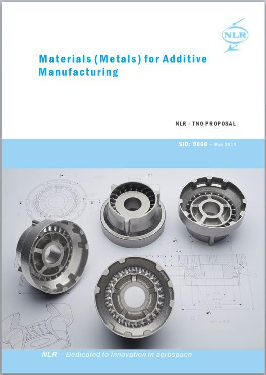Technical objectives Efficient method to determine AM processing parameters Database with design values Metal-AM Design guide lines, methods and tools, for AM manufacturing Topology optimization
