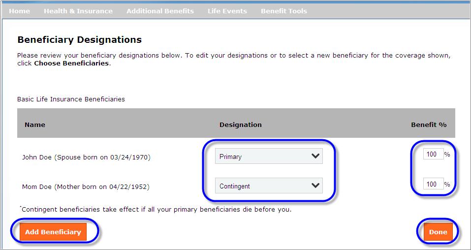 Enrollment Confirmation Once the employee completes the guided enrollment or they click the Complete Enrollment button the Enrollment Confirmation page will appear.