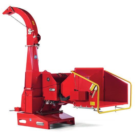TP 250 PTO FOR LARGER AND MORE DEMANDING TASKS The TP 250 PTO is a powerful wood chipper, which