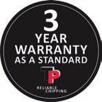 The only thing that is not covered by the warranty is painting and standard wearing parts such as knives.