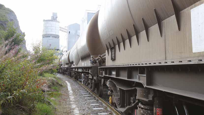 Tackling air quality TRANSPORT As well as investing in efficient road vehicles, MPA Cement members have spent millions of pounds in upgrading rail depots at plants so that more material can be