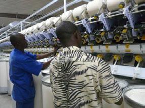 -textile sector in UEMOA The «Agenda coton-textile» of the UEMOA The strategic objective of the "Agenda cotontextile" is to process one quarter (25%) of lint cotton production by 2020, with direct