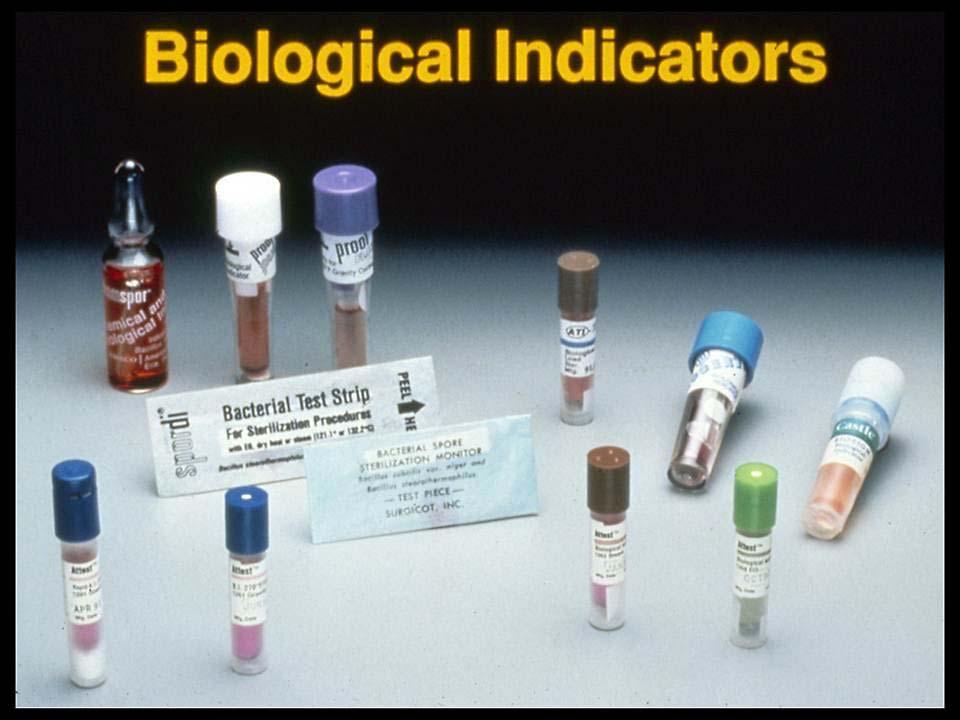 RECOMMENDATIONS MONITORING OF STERILIZERS Monitor each load with physical and chemical (internal and external) indicators.