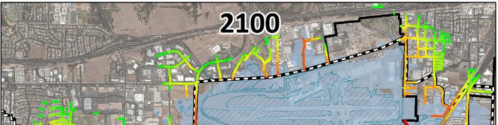 Slide 23 of 36 Vulnerability Assessment Roads 2100 Length of