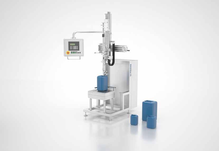 EFS 22 AFS 22 duo Filling systems EFS Future-oriented and modular expansion available Whether as an automatic or semi-automatic system: FRICKE machine solutions are characterized by their convenient