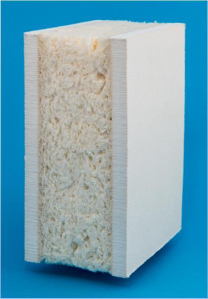 formed thermal insulation material Foam formed fibre board This result is