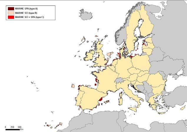 Marine Natura 2000 in EU