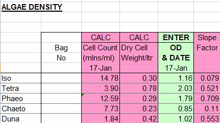 Number of cells Iso equivalent/day calculated 5.