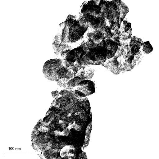4 SEM image of agglomerated nano