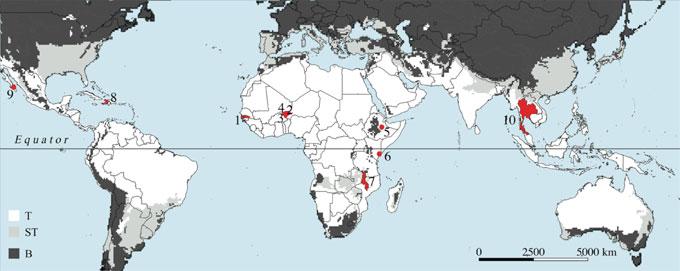 x Preface Case studies investigated in the book: Casamance, Senegal (1), Tillaberi region, Niger (2), Gotheye (3) and Ouro Gueladjio (4), Arsi region, Ethiopia (5), Dar es Salaam, Tanzania (6),