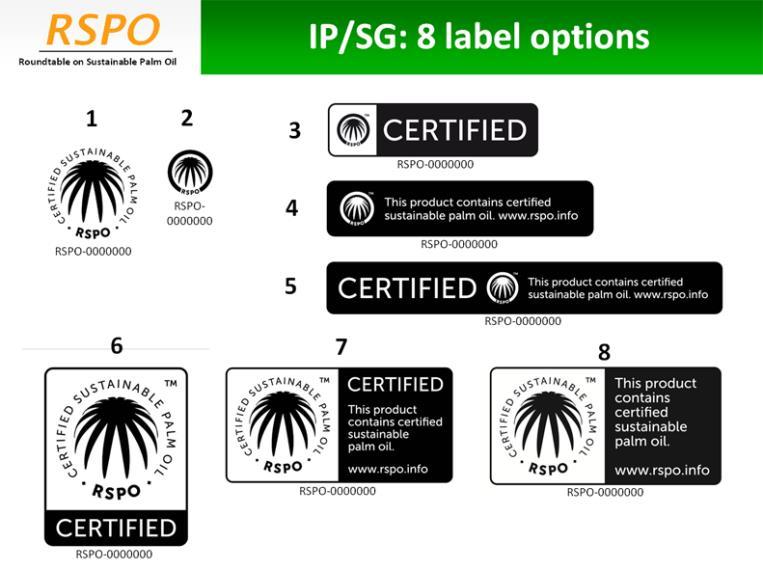 Table 84 Summary of the accounting systems in the RSPO 1 2 Percentag e RSPO certified IP + SG + MB + + B&C > 95% IP + SG + MB > > 95% On product communicatio n rules On product communication allowed