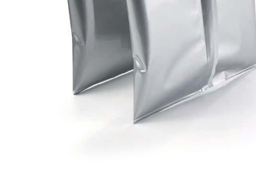 Cross seal Bags VFFS Ultrasonic welding achieves a hermetic seal, even with contamination in