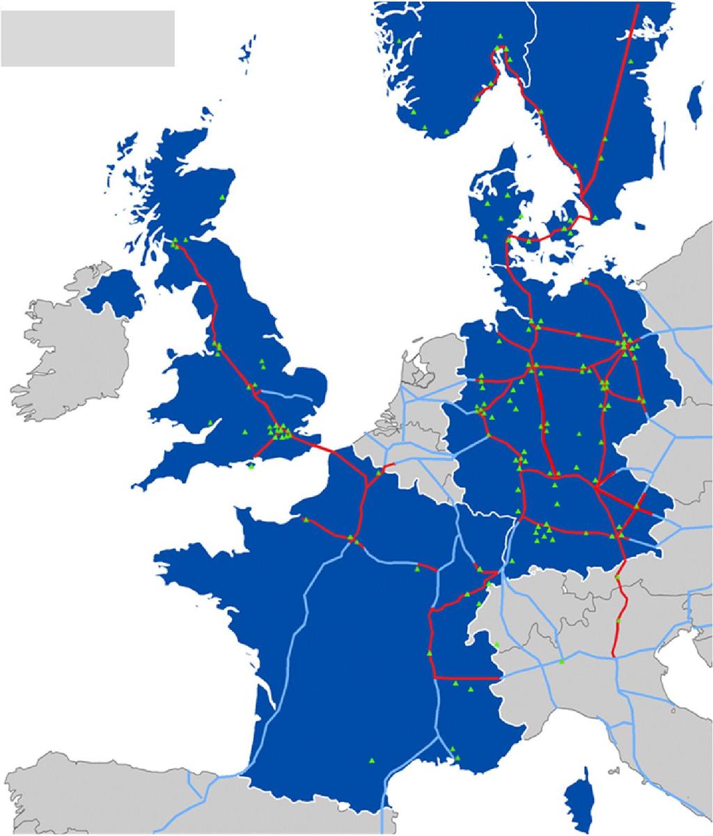 By 2018 a pan-european project can increase the refuelling network across these nations and start to create strategic links along TEN-T corridors Likely expansion of the network by 2018 (>80 kg/day