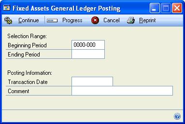 Chapter 14: General Ledger integration You can use a routine to integrate Fixed Asset Management data with General Ledger.