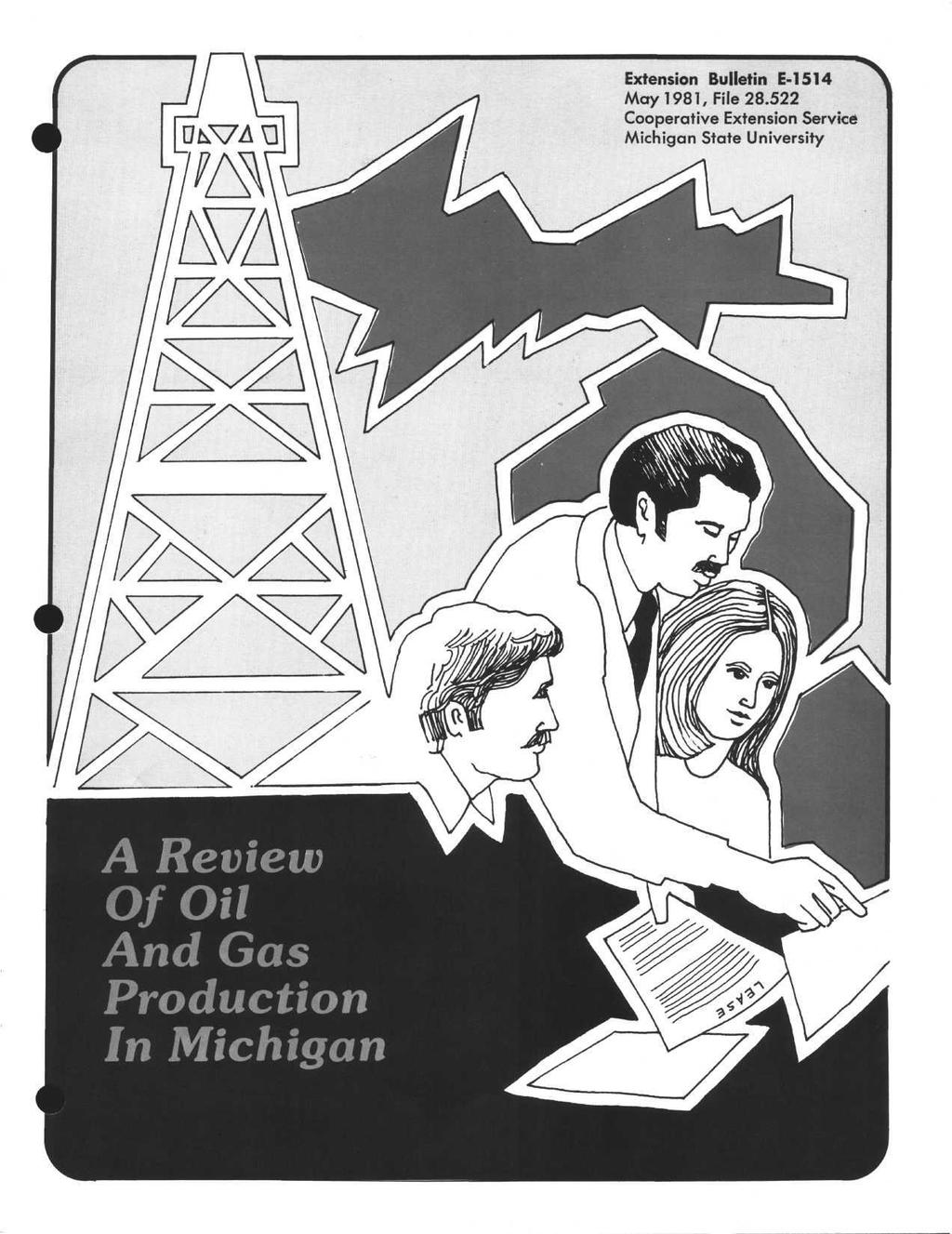 A Review Of Oil And Gas Production In Michigan Extension Bulletin E-1514