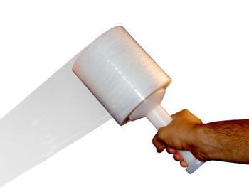 Stretch film is commonly used to wrap products on pallets and secure them to each other and