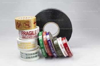 as customized background design (Eg: Fragile tape, Paid tape, With company logo tape) It is
