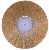 Natural fiber such as Tampico holds abrasive compounds well and can be used for deburring, edge blending, and polishing applications.
