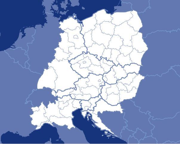Central Europe 2014-2020 Geographical Scope: Austria Croatia Czech Republic Germany (Baden-Württemberg, Bayern, Berlin, Brandenburg, Mecklenburg-Vorpommern, Sachsen, Sachsen-Anhalt,