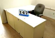 00 each Metal L-Shape Desk 5 each 1 20+/- each Wooden L-Shape Desk Office Side